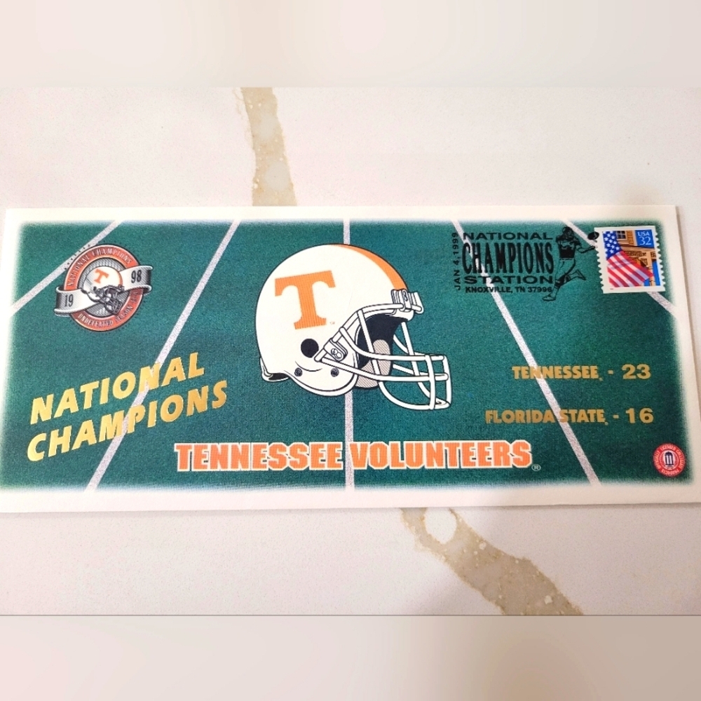 1998 National Champions/ First Day Commemorative